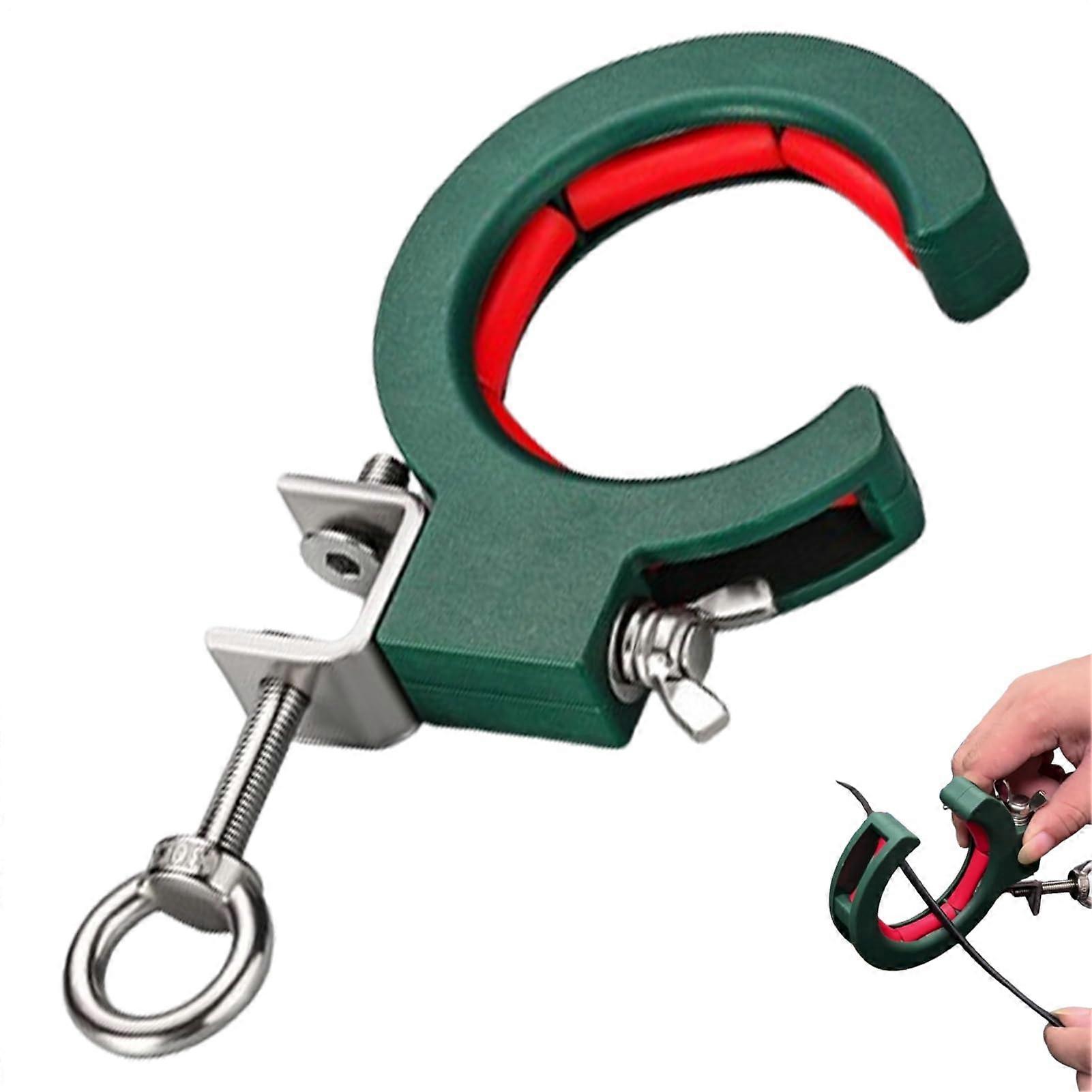 Stainless Steel Cable Tray Roller with Adjustable Clamp for Smooth Wire Movement and Heavy Load Capacity