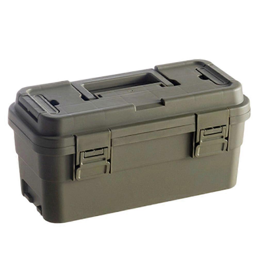 Tool Storage Box, Gardening Tool Box,, Hardware Storage Set, Plastic Storage Box Waterproof Cargo Box Green