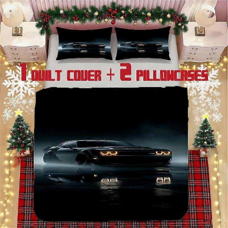 Muscle  Soft Printed Bedding Set Polyester Fabric Decorative & Warm