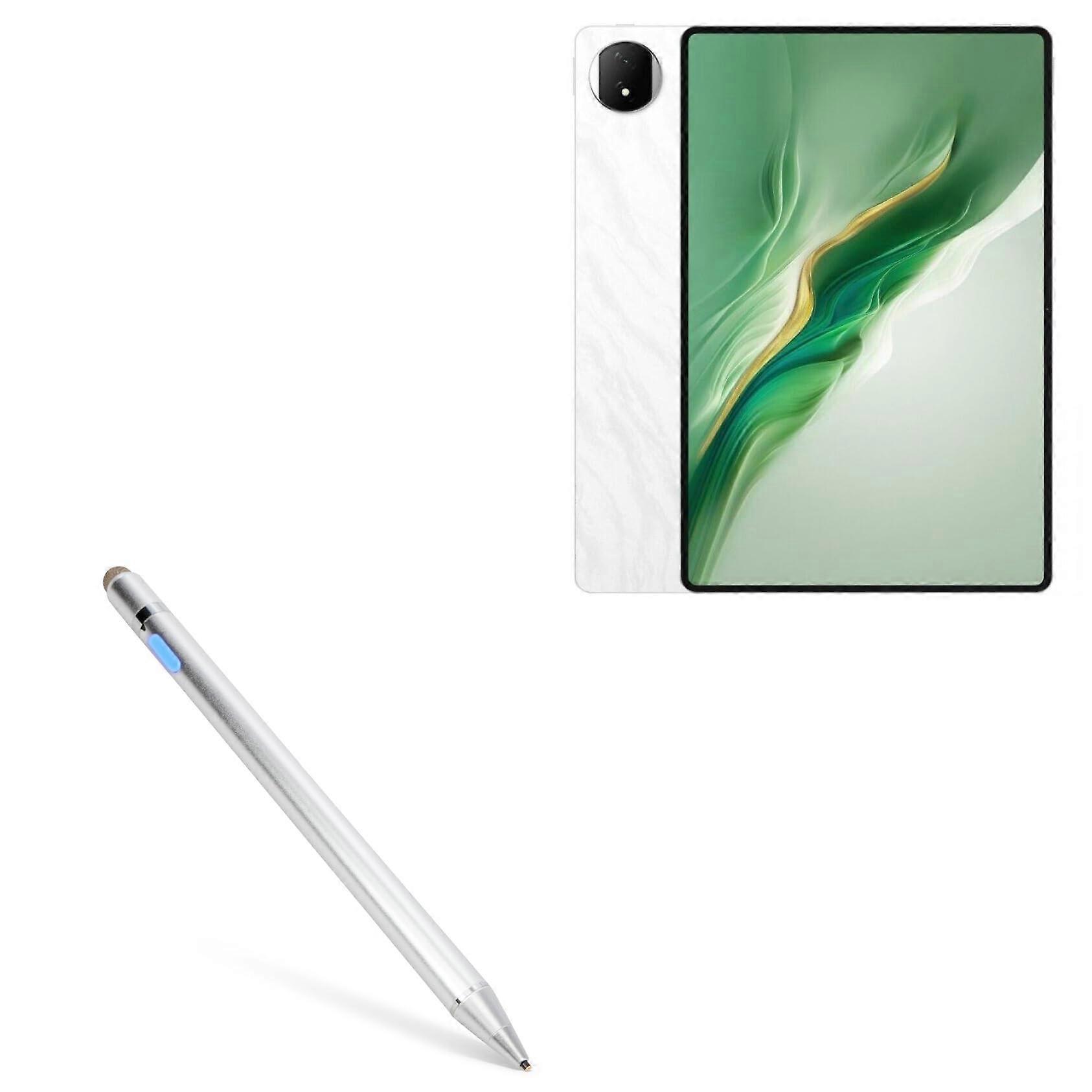 Active Stylus Pen for Honor MagicPad 2 12.3, Ultra Fine Tip Precision for Smooth Writing, Metallic Silver