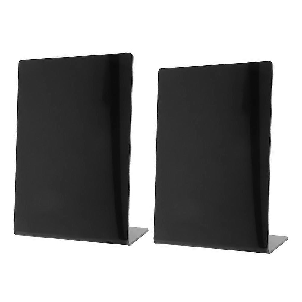 Black Acrylic Mini Chalkboard for DIY Menu Board with 2Pcs Tabletops