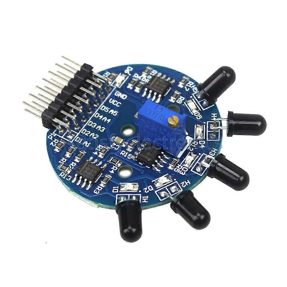 5 Channel Flame Sensor Module MultiPoint Fire Detection Dual Output for Arduino