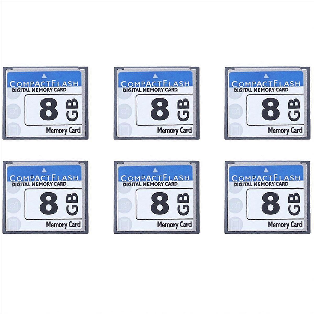 6X Professional 8GB Compact Flash Memory Card(White&Blue)