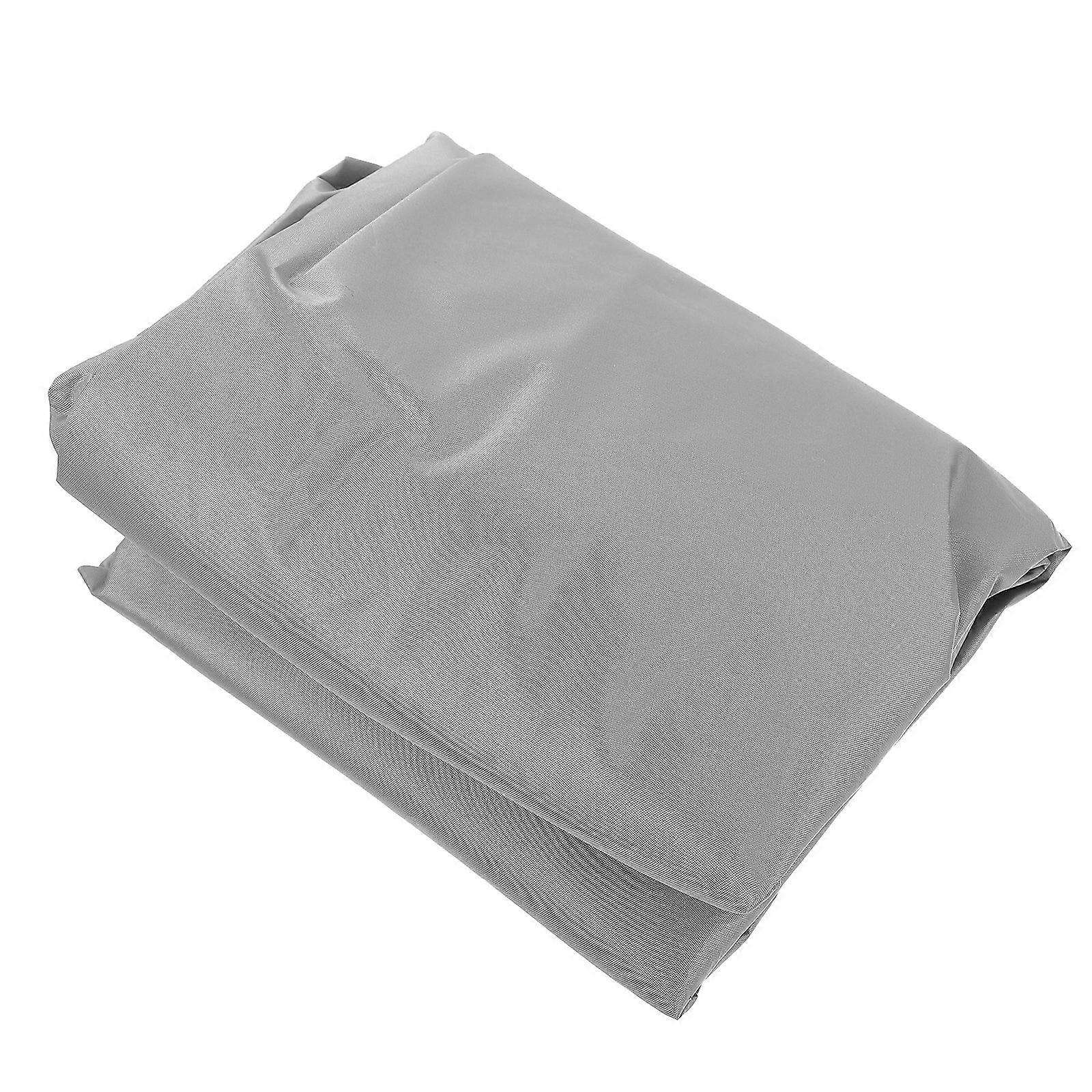 Weatherproof Sandbox Protector Grey Color Hexagonal Design 230x200x20cm 1Set