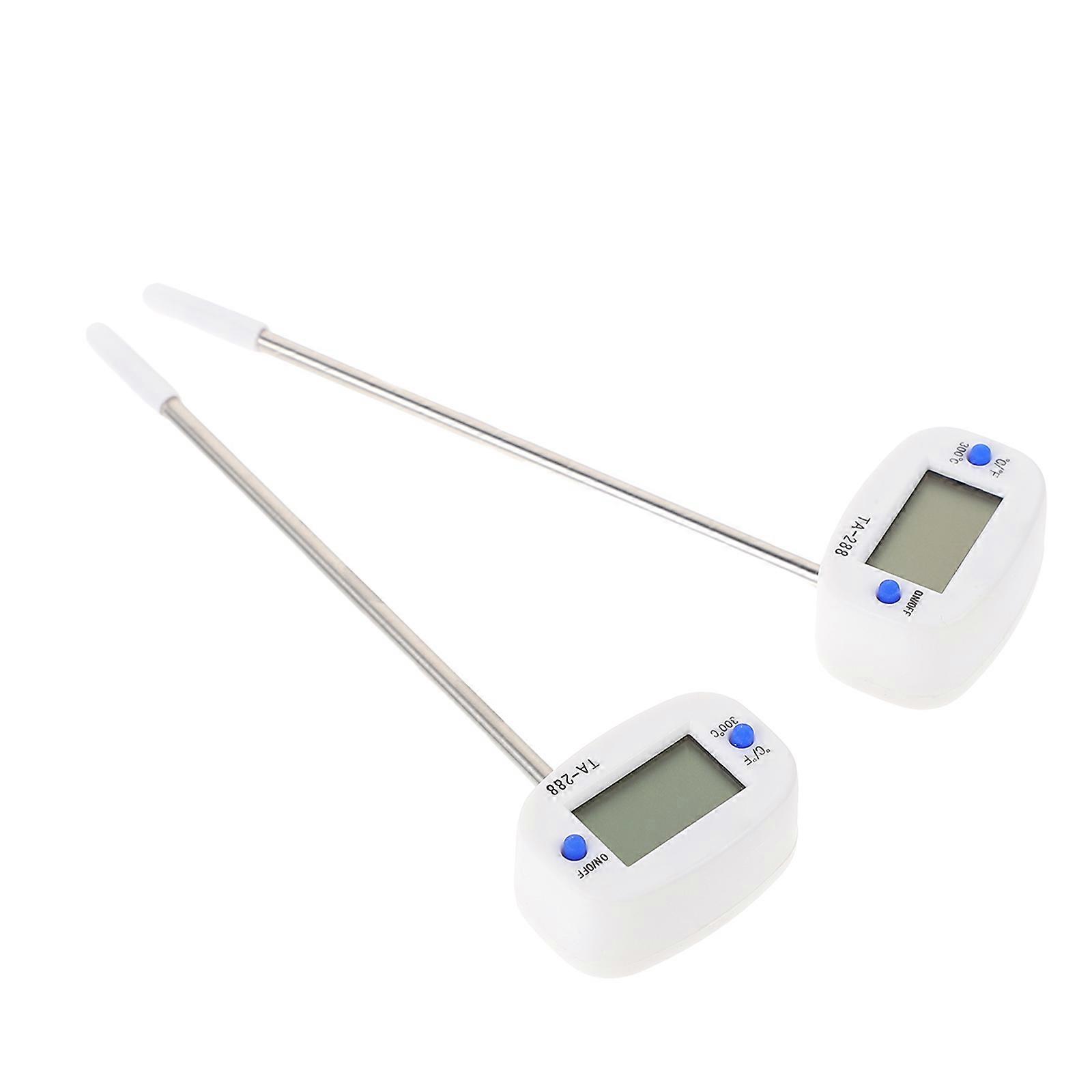 Electronic Temperature Gauge Metal Kitchen Thermometer for Thermometry 2Pcs