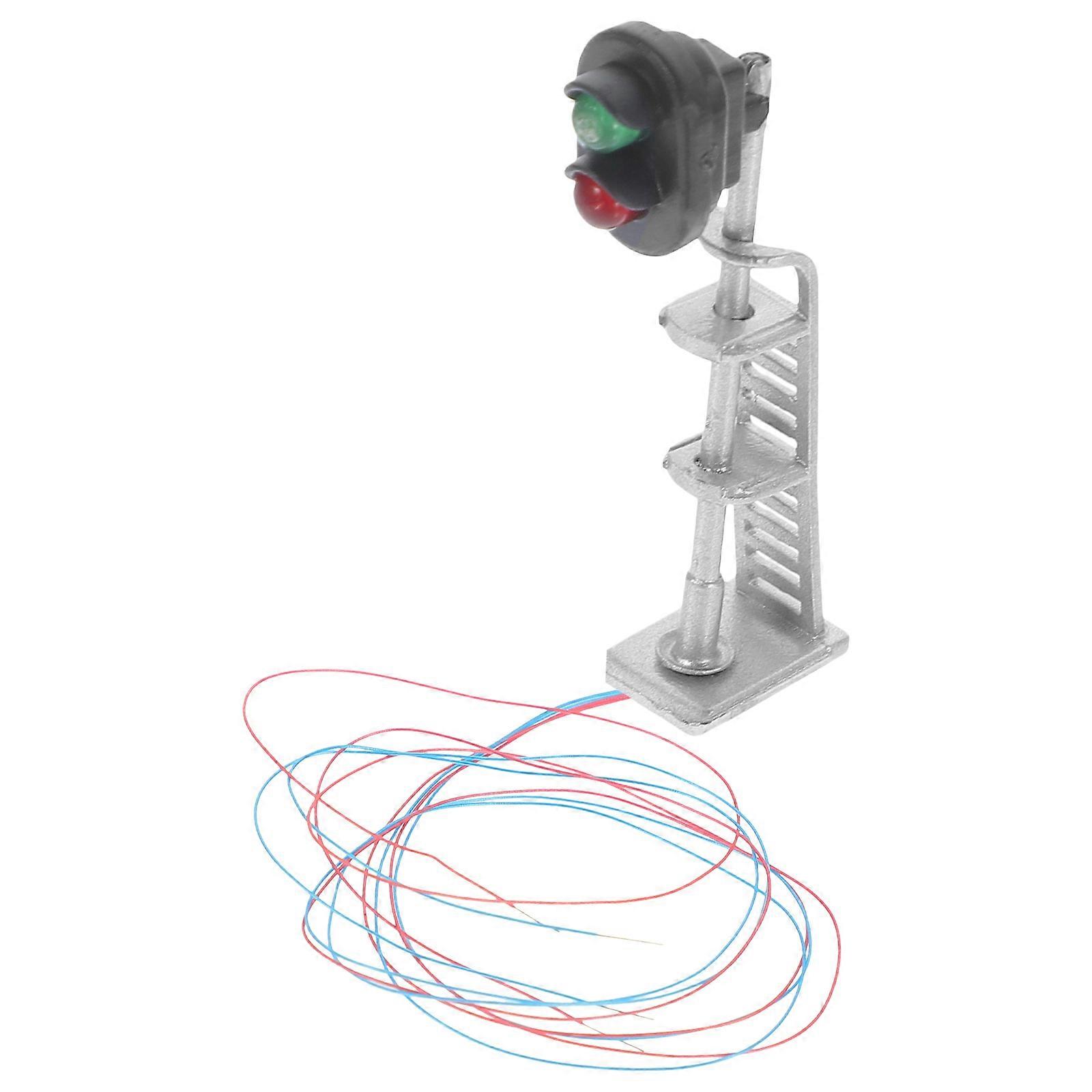 Fire Train Signal Light Model for Decoration Train Layout Signal Light
