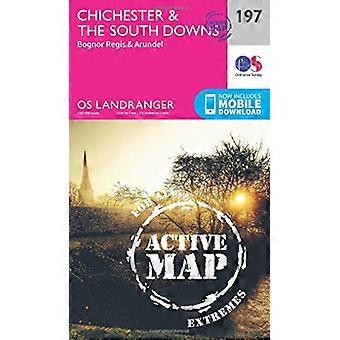 Chichester og South Downs(OS Landranger-kart)