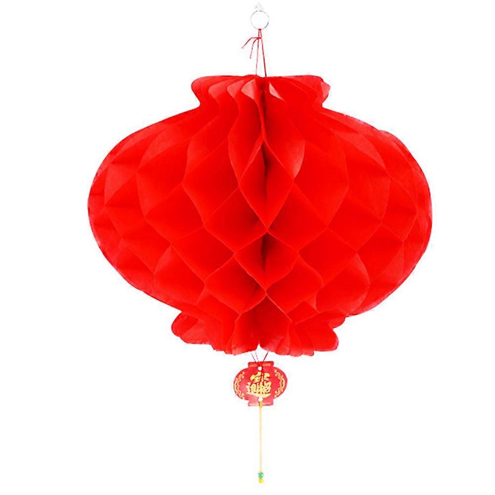 Red Lanterns Plastic Lanterns for Spring Festival Decoration