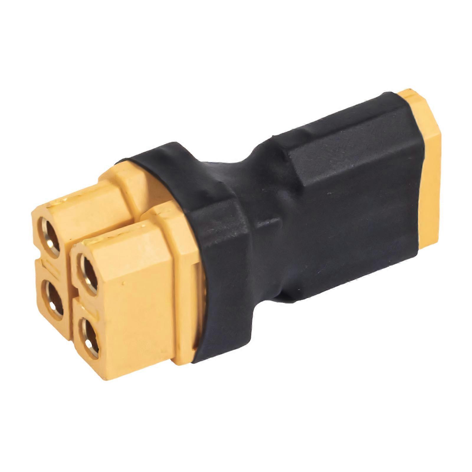 XT60 Parallel Connector XT60 Adapter For Increased Energy Capacity Safe High Current Flows Reinforced Plastic Body Multicolor
