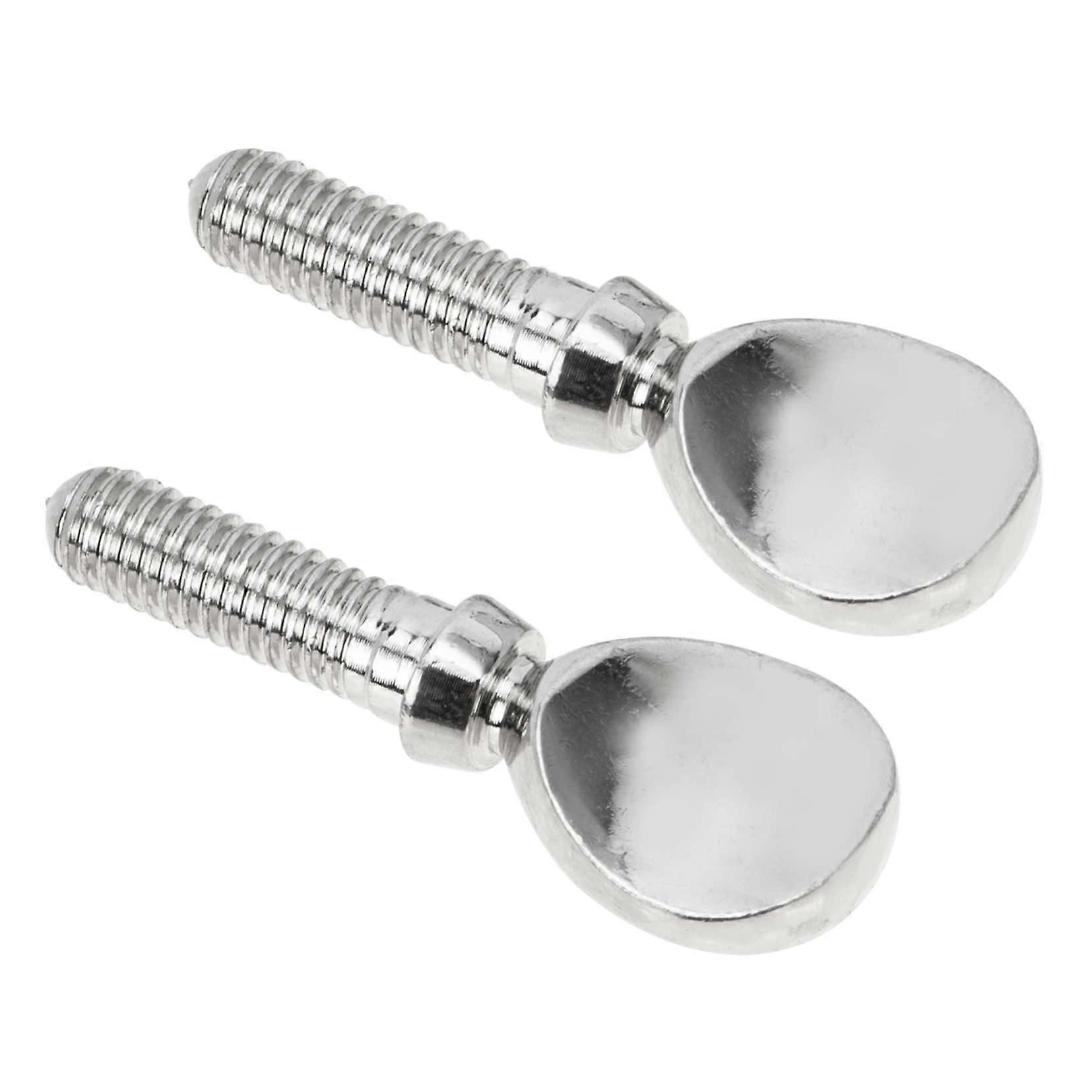 2pcs Silver Flute Headjoint Plug Set and Precision Flute Head Screw Accessories for Professional Use