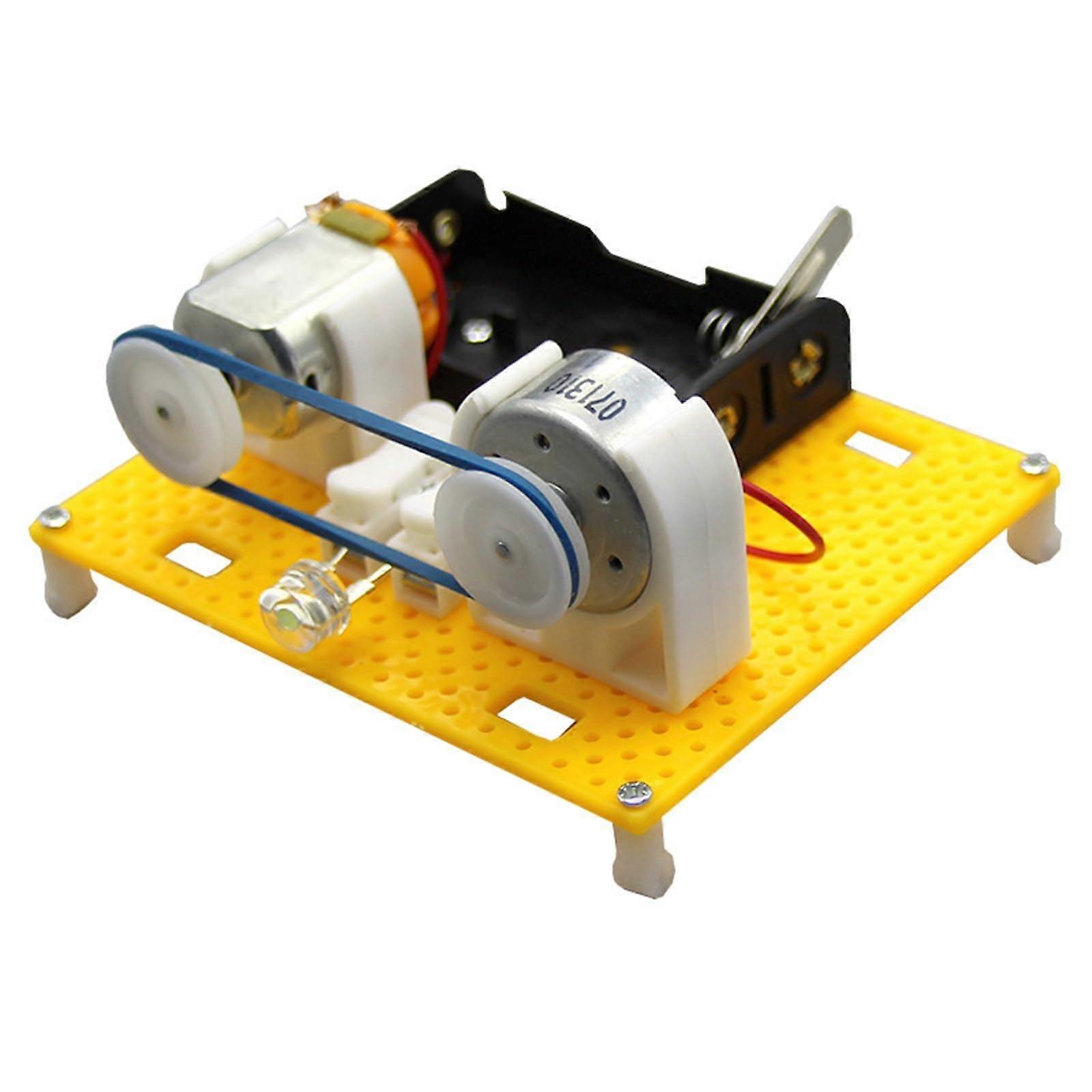 DIY Electromagnetic Motor Generator Kit for Students, HandsOn Physics Experiment STEM Set 10pcs