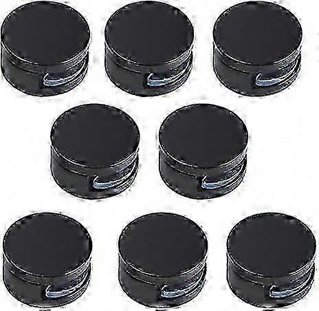 8pcs Black Wall Mount Brackets for 3-5mm Thick Mirror Installation Clips