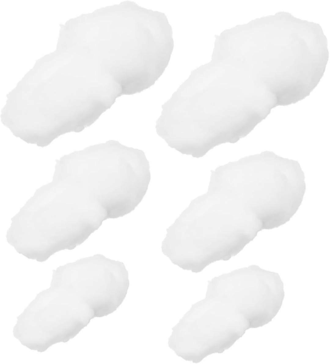 6 Piece Artificial Hanging Cloud Decoration for Ceiling,