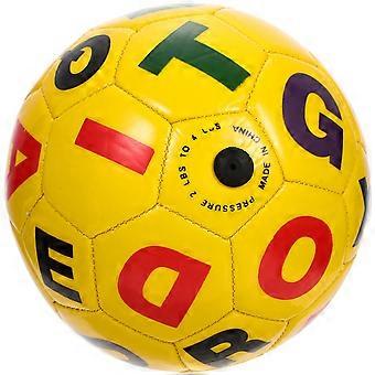 Bola de futebol de PVC para crianças pequenas, brinquedo ideal para atividades ao ar livre.