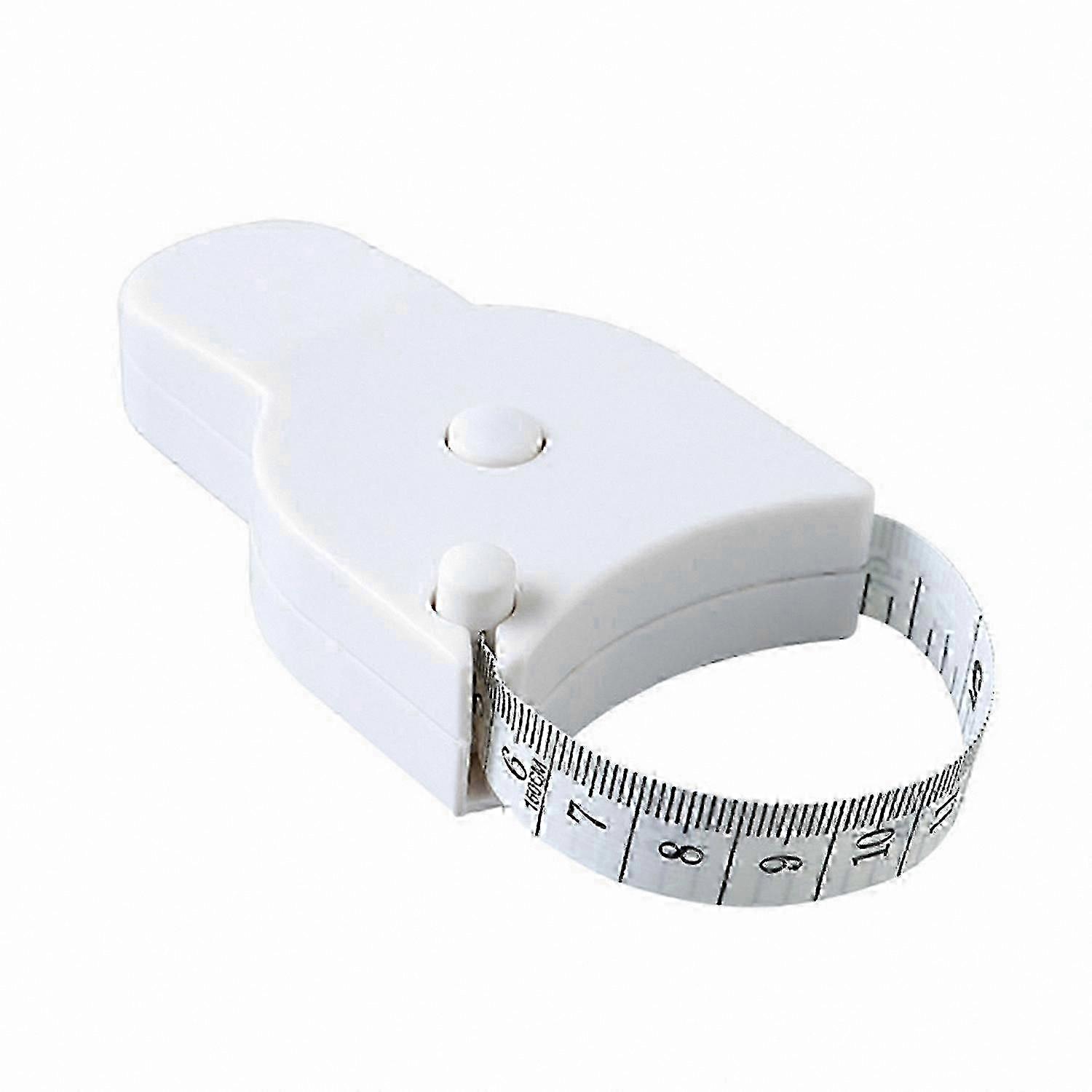 High Precision Body Fat Caliper Measuring Tape, Double Scale Design with Automatic Telescopic Functionality