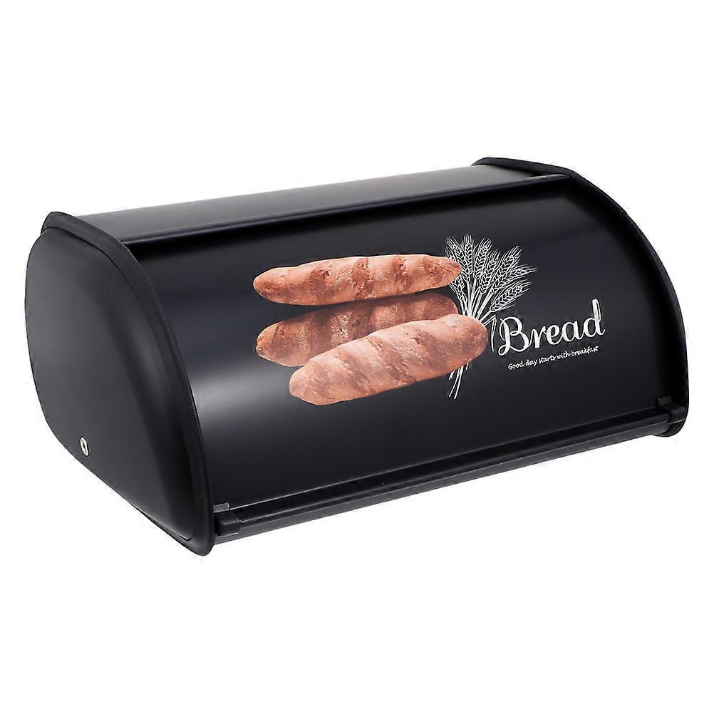 Bread Box Multipurpose Storage Case for Kitchen Use Black