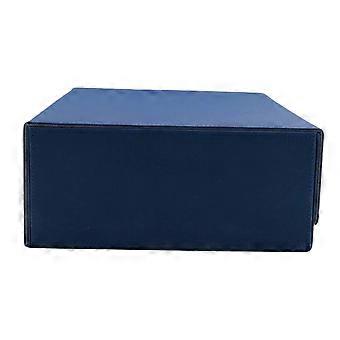 Card Storage Box for Trading Cards, Card Deck Case Holds 1800+ Single Sleeved Cards Storage Box, Blue