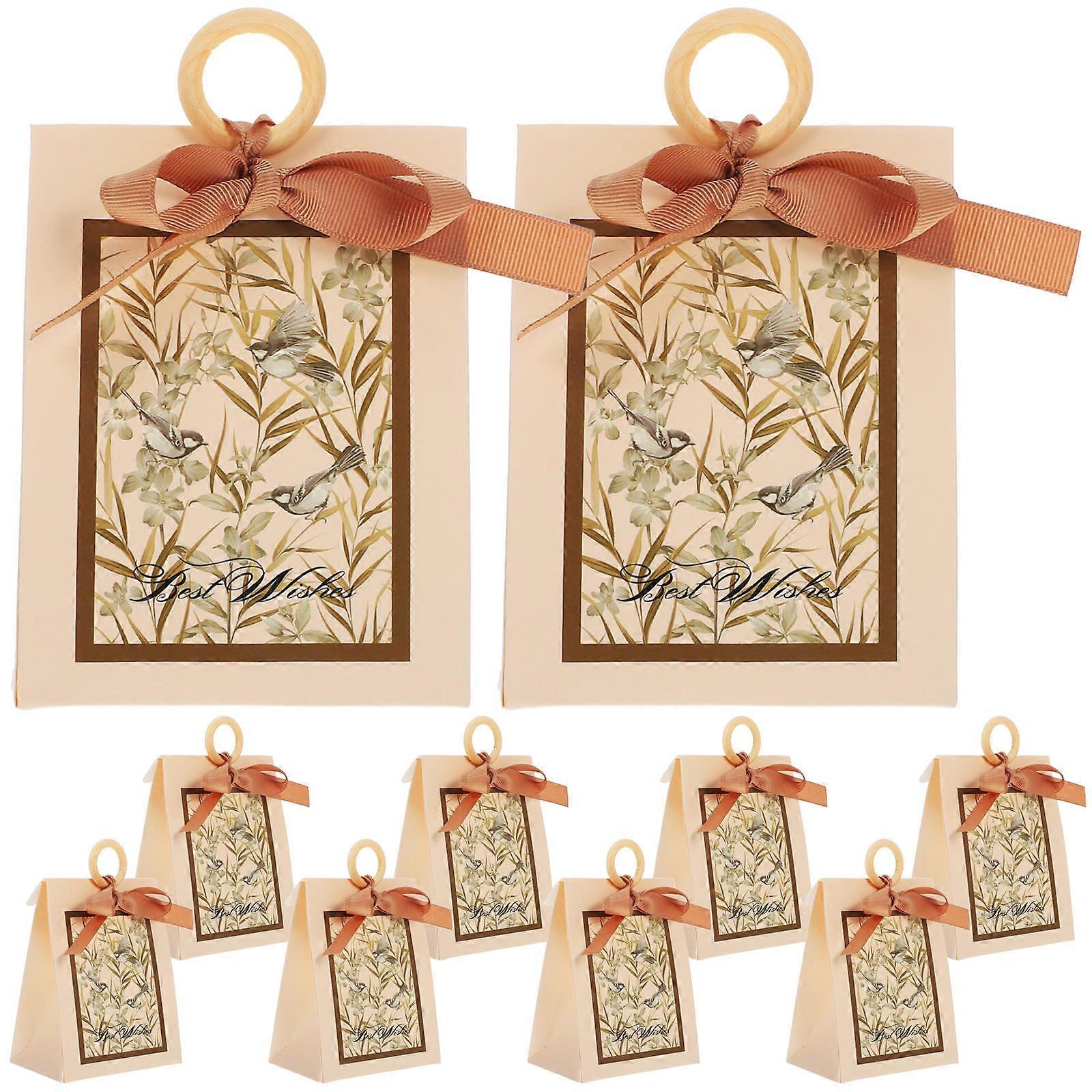 Wedding Candy Boxes Paper Material Rectangular Shape Good For Birthday Celebration 20Pcs