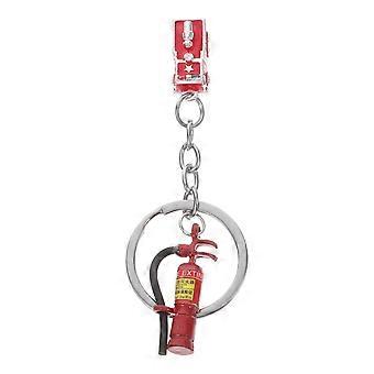 Creative Firefighter Keychain Metal Pendant for Decor Bag Hanging Ornament