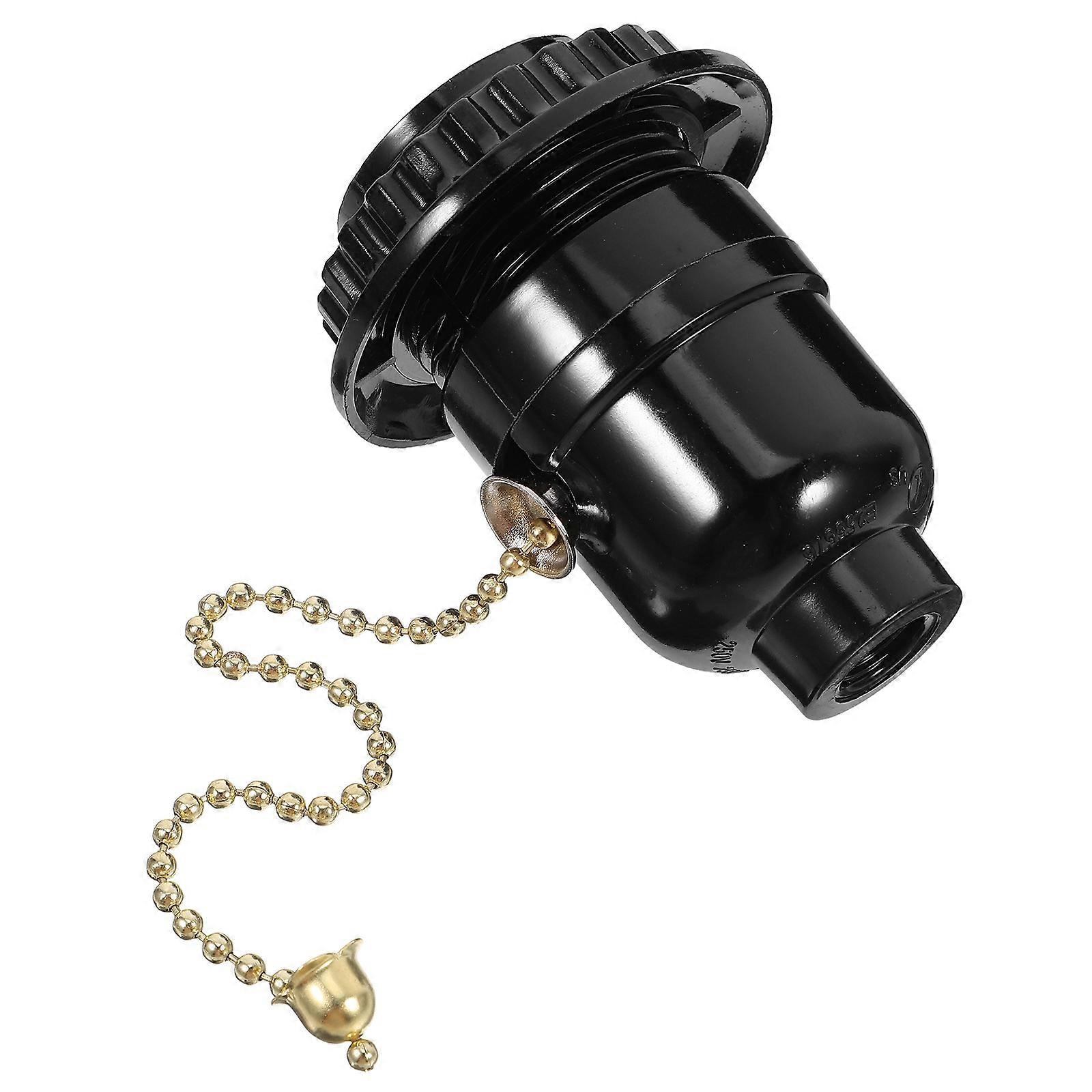 Pull Chain Light Fixture Pullswitch Lamp Holder Ceiling Light Socket Accessory