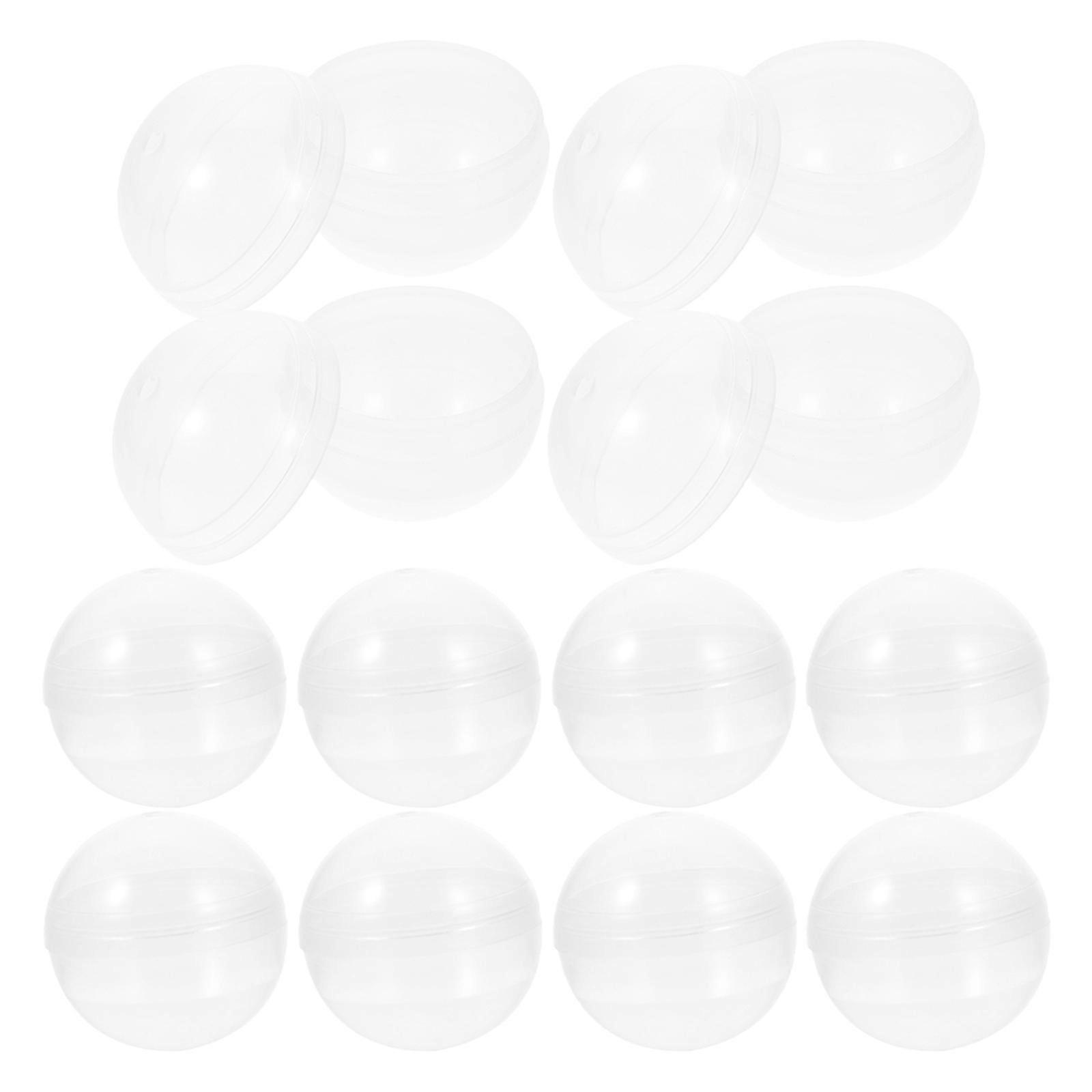 50 pcs Vending Machine Empty Capsules Toy Vending Machine Round Clear Capsules