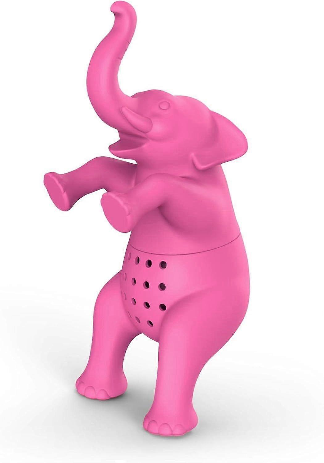 pc Cute Elephant Tea Infuser, Silicone Tea Strainer [MI]