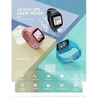 Bambini Smart Watch SOS Smartwatch Per Bambini Sim Card 4G Posizione Foto IP67 Regalo Impermeabile Per Ragazzi E Ragazze IOS Android