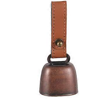 Camping Bear Bell Metal Bell Pendant for Hiking 5Pcs Light Brown Set
