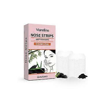 20 Patches Pore Cleansing Nose Strips, Gentle Facial Oil Remover, Blackhead Removal, Refreshing Purifying Mask for Oily Skin