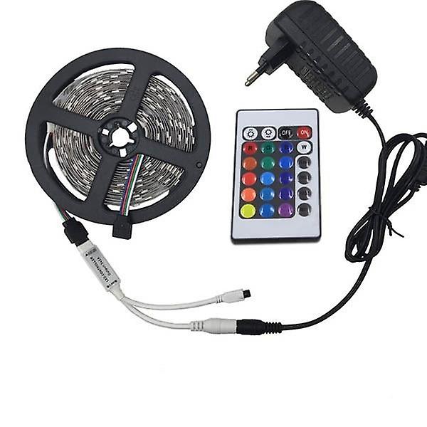 Wifi- Led Strip Light Rgb, String Diode Flexible Ribbon, Controller Adapter