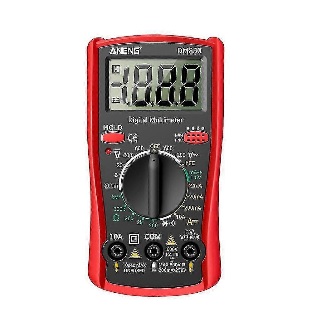 Digital Meter Voltmeter Ohmmeter Ammeter Er Meter Red