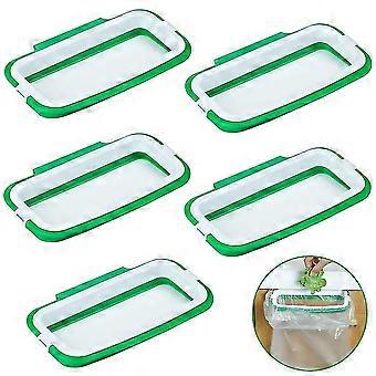 5 Pcs Portable Trash Bag Holder Hanging Trash Garbage Bag Holder-CE