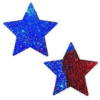 Flip & Sparkle Nipztix Pasties - Nipple Covers for Festivals, Raves, Lingerie, Medical Grade Adhesive, USA Made