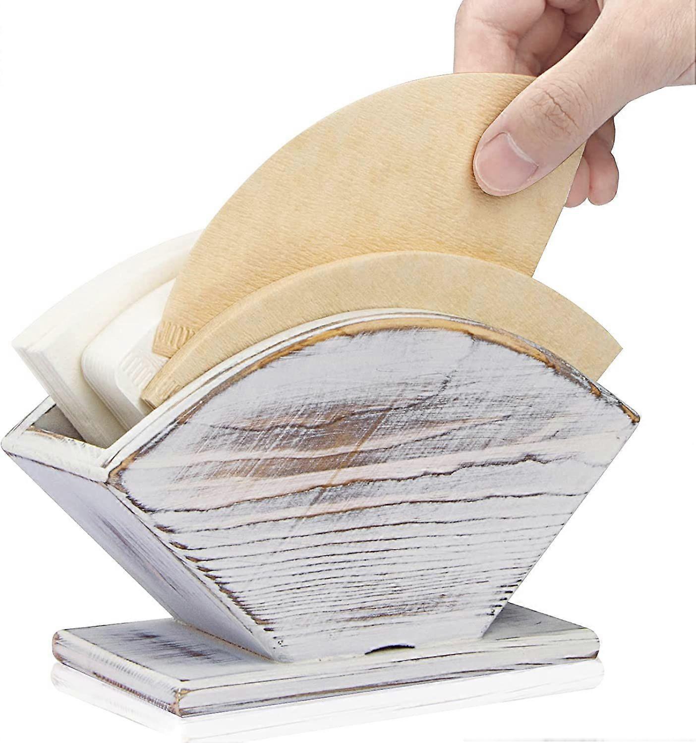 Pine Coffee Filter Holder,Without Filter Paper, Coffee Filter Paper Holder