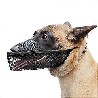 Dog Muzzle for Small Medium Large Dogs. Air Mesh Breathable Drinkable Pet Muzzle for Anti-Biting Anti-Barking Licking Dog Mouth Cover