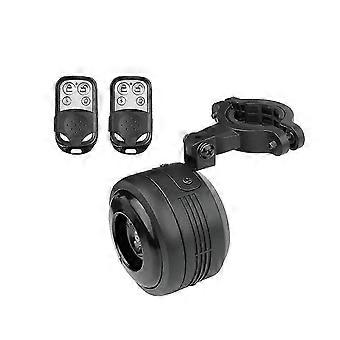 Clacson elettrico antifurto da 125 dB ricaricabile tramite USB per bicicletta, moto e scooter.