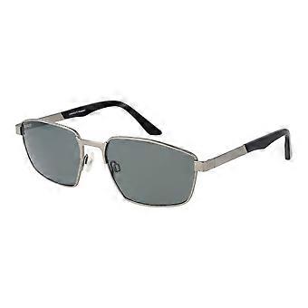 Serengeti Gray Metal Sunglasses