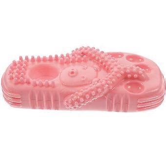 Dog Molar Toy Slipper Shaped Chewing Toy for Puppy Portable Plaything