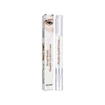 Crème contour des yeux double effet longue durée, waterproof, invisible et naturelle, grand œil, simple à double, 5 ml