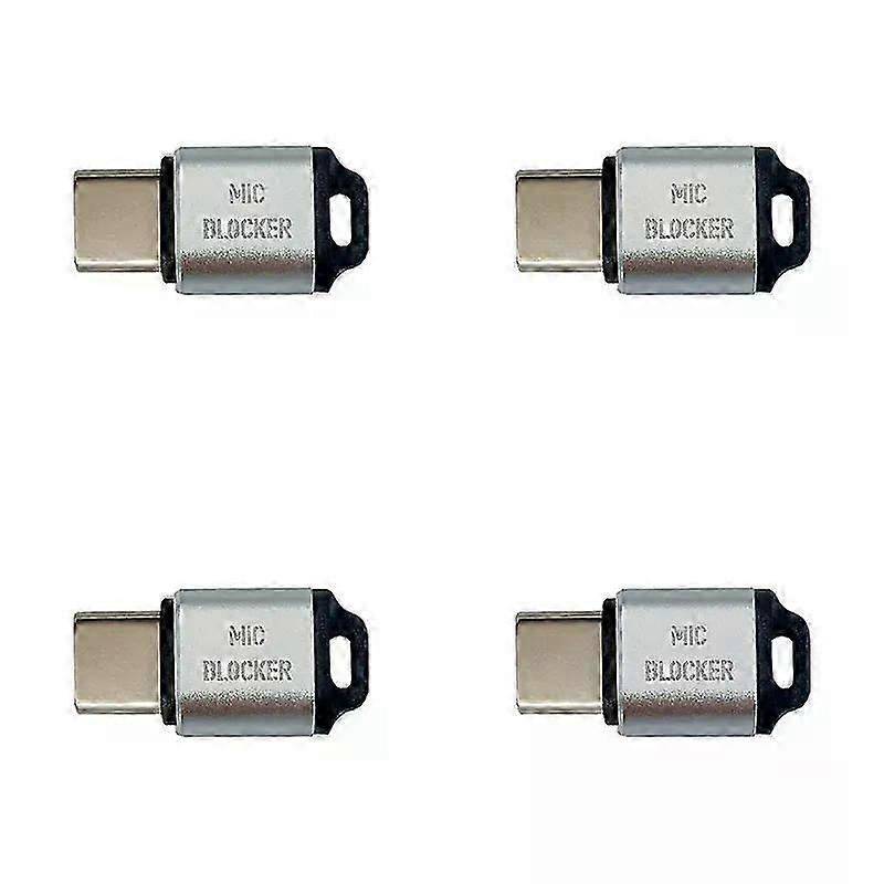 The ABSQ-4X Microphone Lock USB-C Microphone Blocker provides microphone sound safety protection for all USB-C devices (laptops, smartphones). It is s