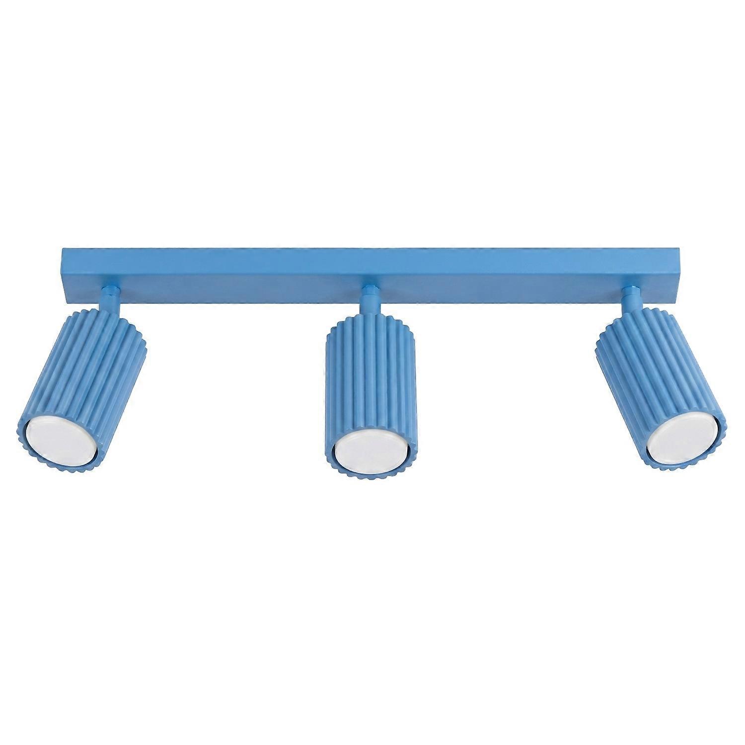 Ceiling lamp KARBON 3L azure