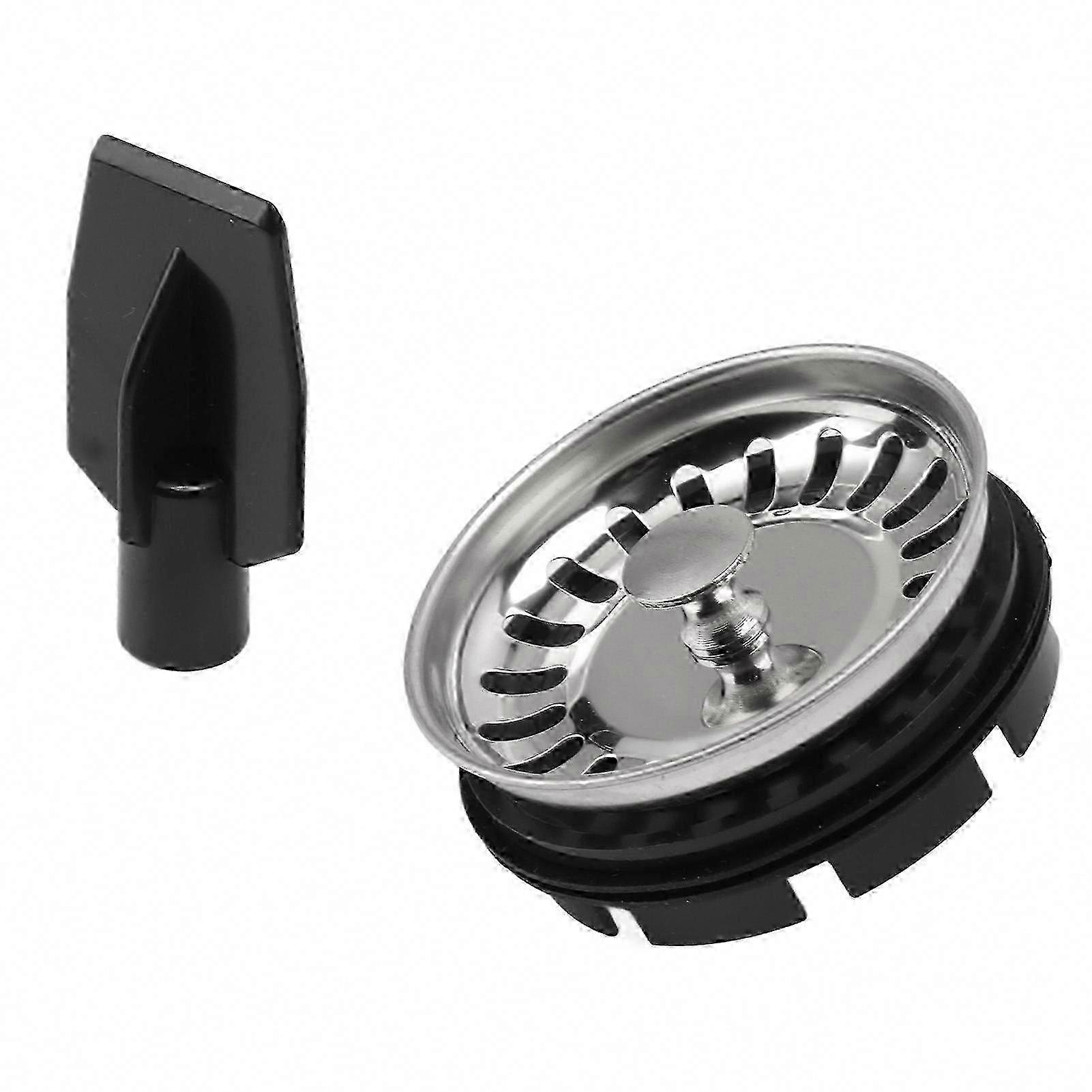 Garbage Disposal Strainer Pull Plug Rust Resistant Food Waste Grinder Shredder Filter Part