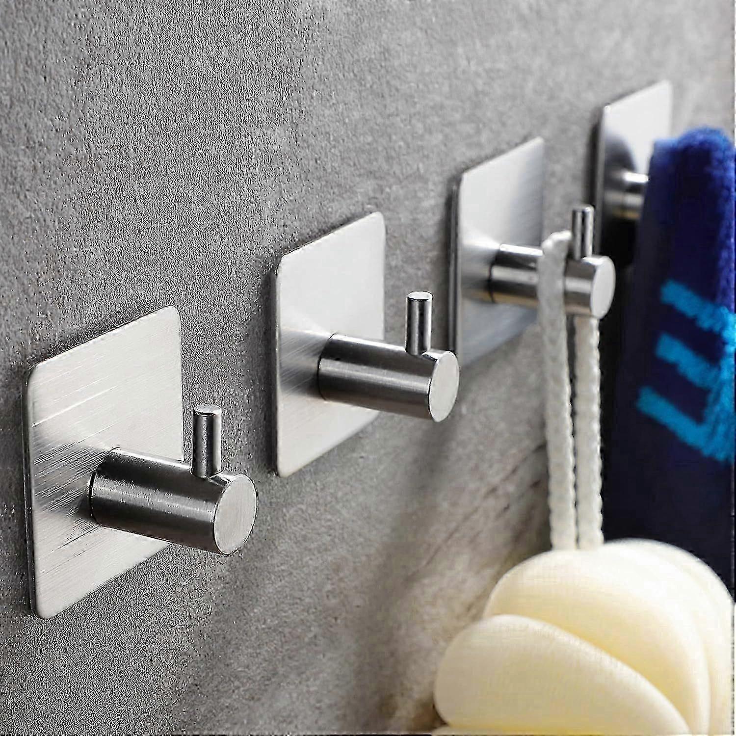 SUS304 Adhesive Robe Hooks Pack