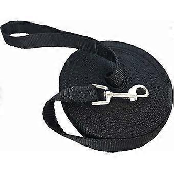 10m Black Dog Leash, Dog Training Leash, Long Leash for Small to Large Dogs