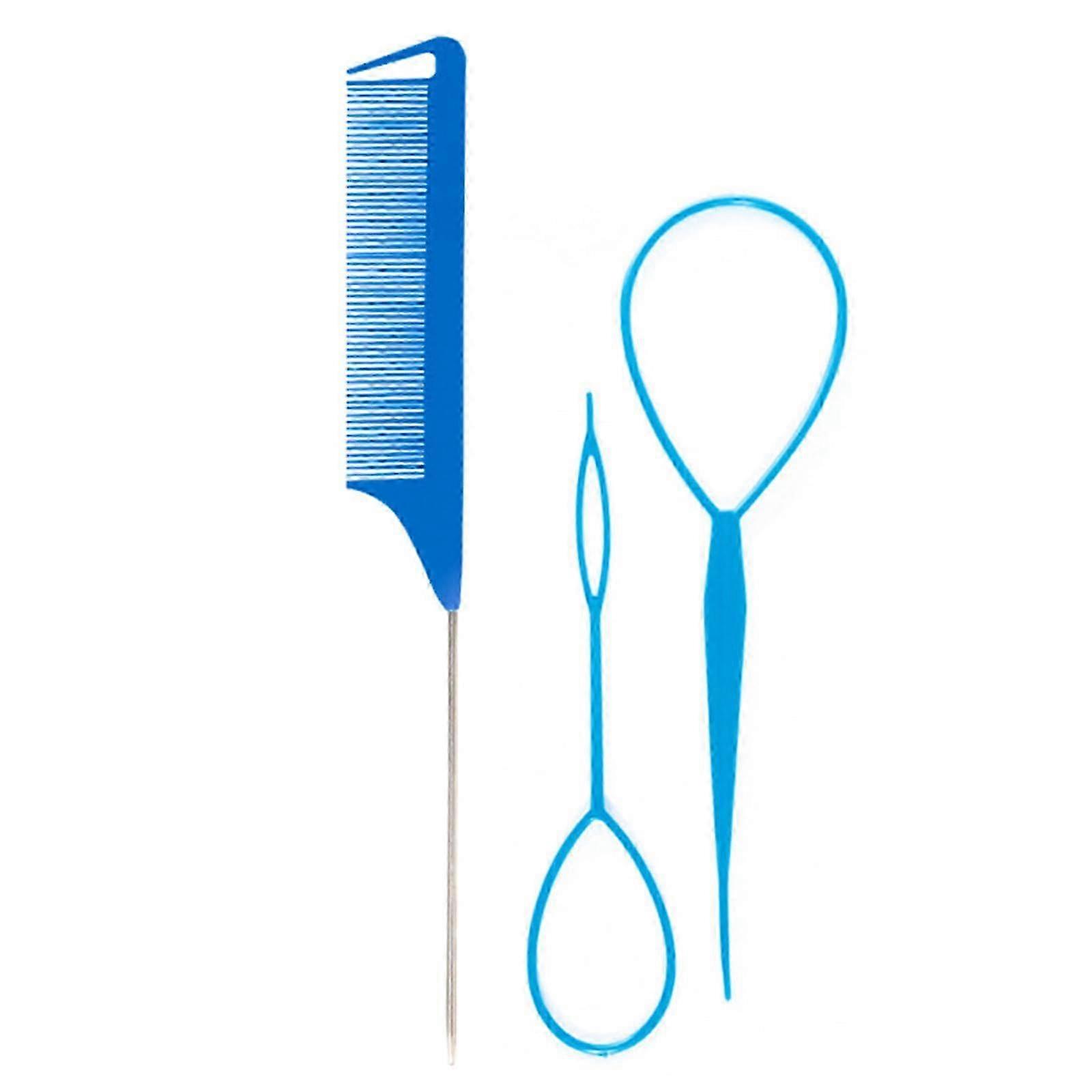 Braiding Aid and Precision Parting Comb Set