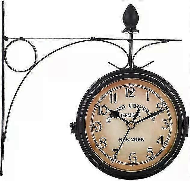 Rustproof Double-Sided Wall Clock