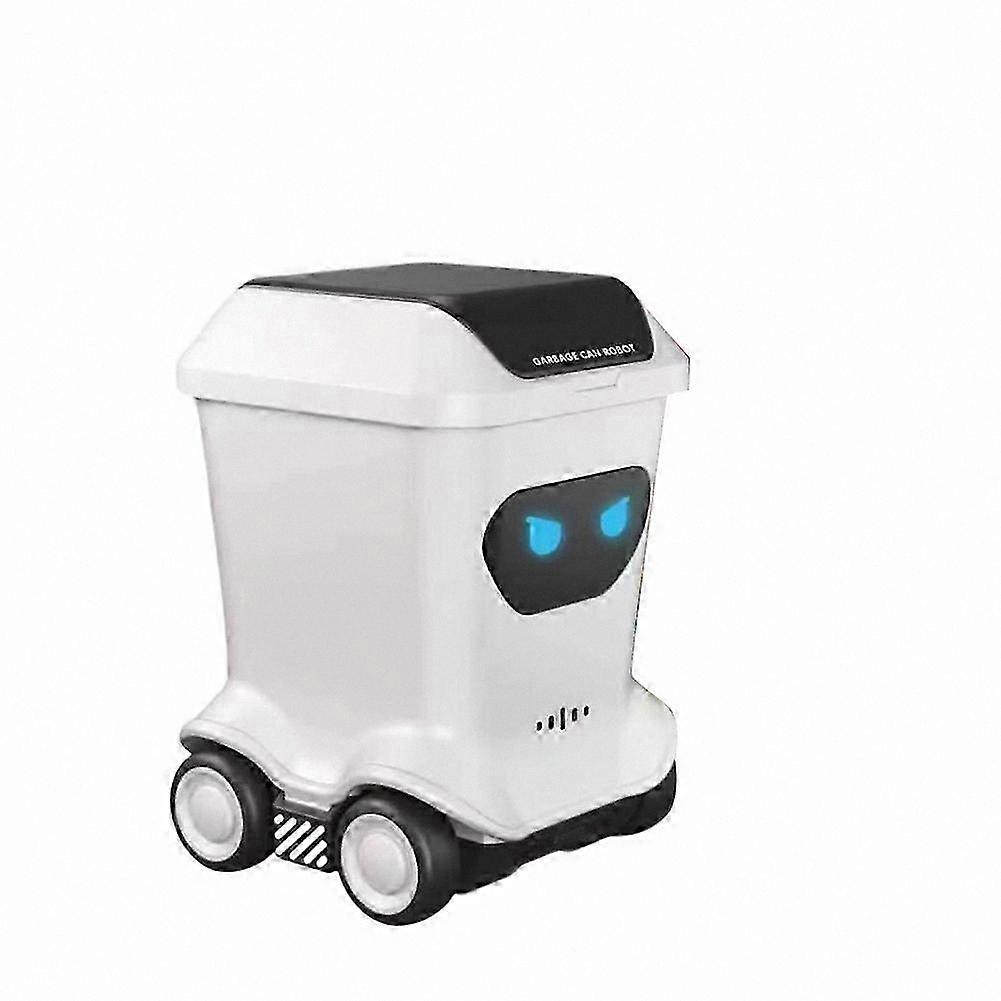 Space-Saving Desktop Container Mini Desktop Remote Control Toy Car Garbage Can Set with Remote Control