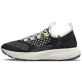 Nike React Escape Run Flyknit 'Black Metallic Vivid Gold' Women's DC4269-002