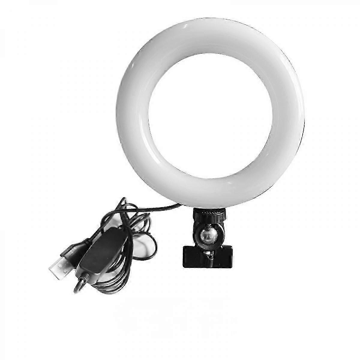 8-Inch CCT Ring Light With Clamp