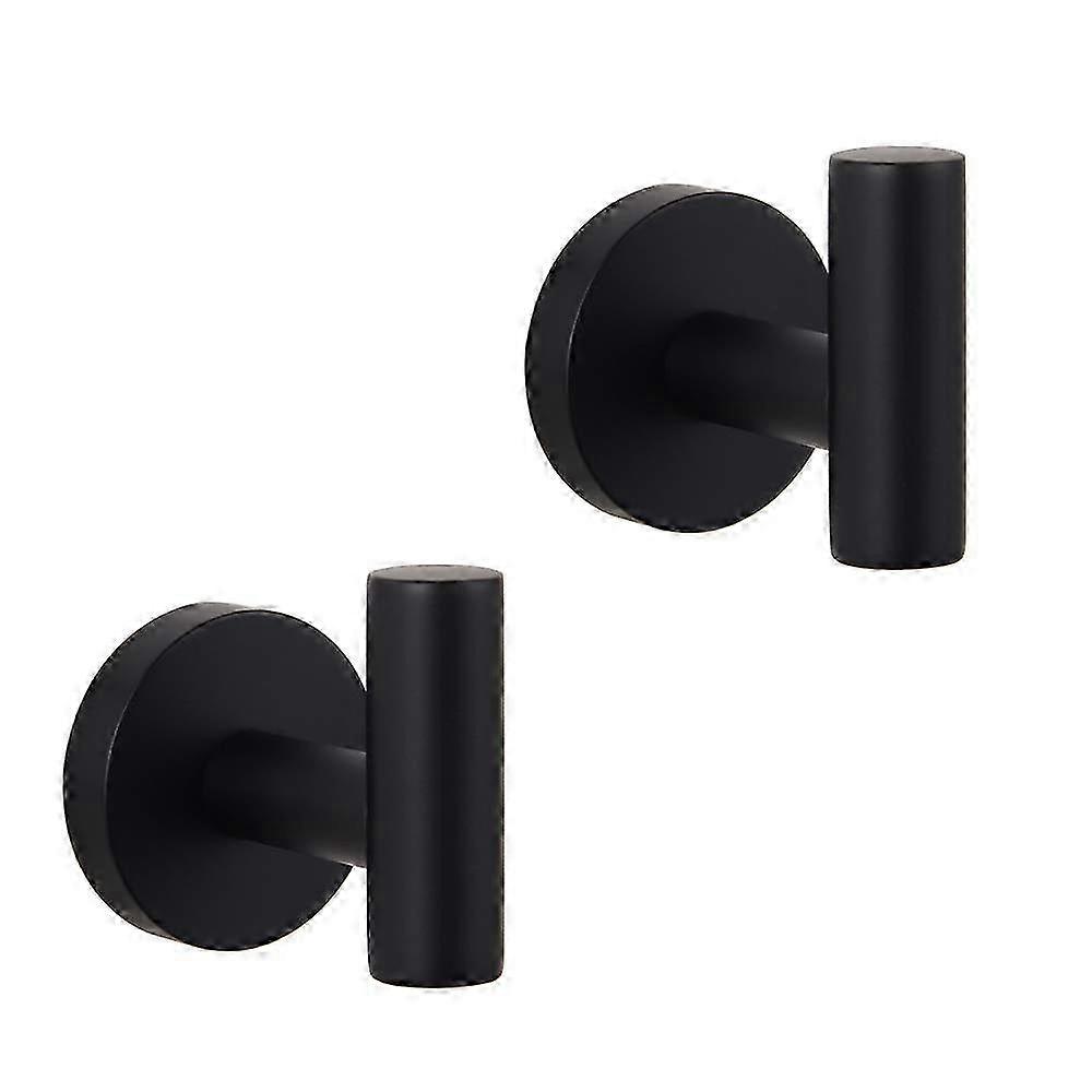 Modern Matte Black Stainless Towel Hook